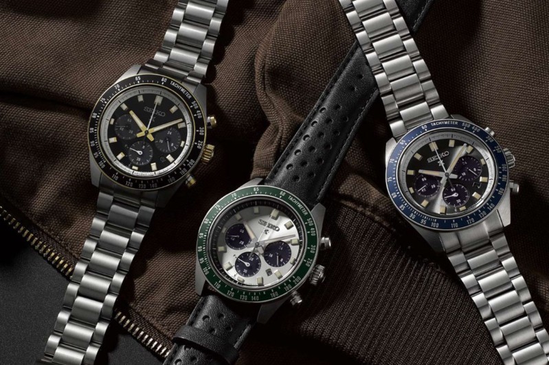 精工Solar Speedtimer Chronograph计时码新增三款赛车主题新作
